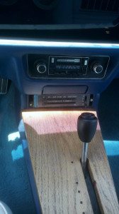 Custom wood 1977 Pontiac Trans Am Center console