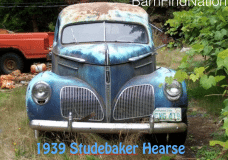 This 1939 Studebaker Hearse is very solid and complete making for a great restoration project