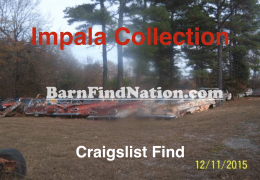 Impala Collection Sale