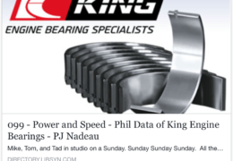 King Engine Bearings inerview